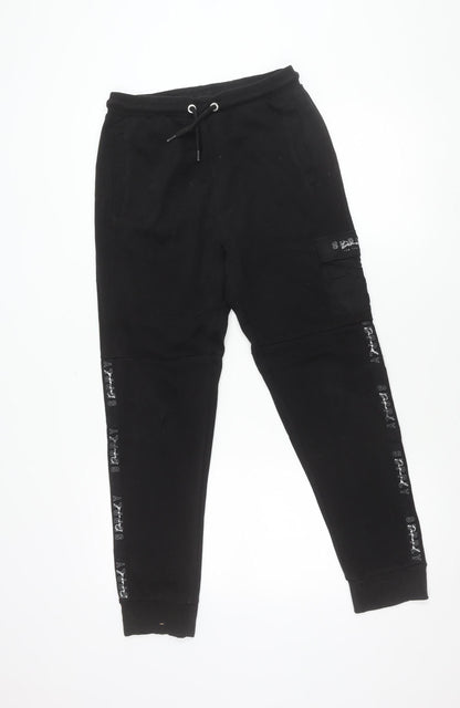 Supply & Demand Teens Black Jogger Trousers XL Cotton Blend