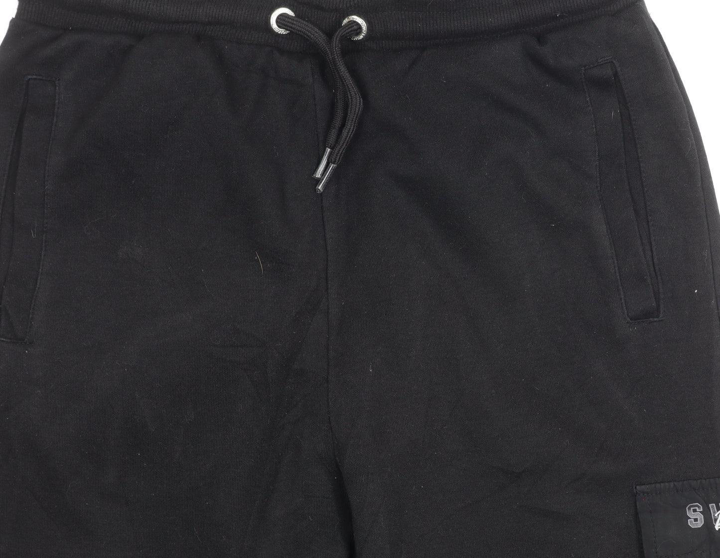 Supply & Demand Teens Black Jogger Trousers XL Cotton Blend