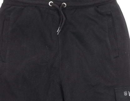 Supply & Demand Teens Black Jogger Trousers XL Cotton Blend