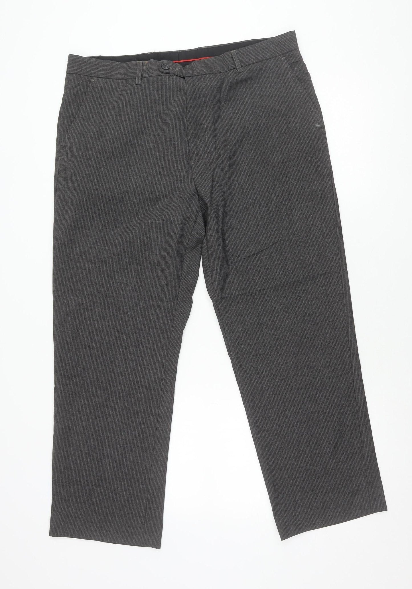 Womens UK Size 10 Taylor & Wright Regular Fit Dress Pants Grey Trousers