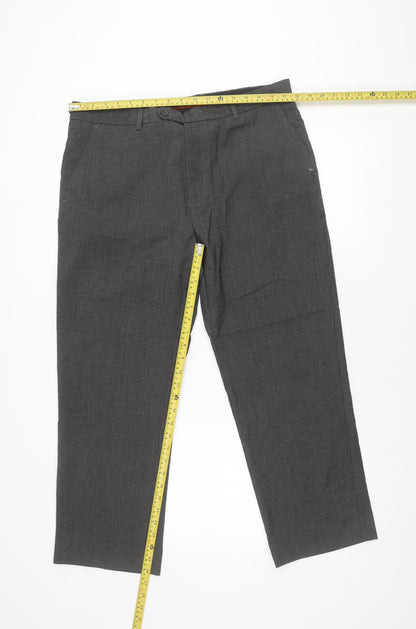 Womens UK Size 10 Taylor & Wright Regular Fit Dress Pants Grey Trousers