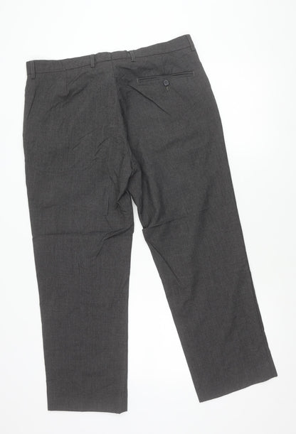 Womens UK Size 10 Taylor & Wright Regular Fit Dress Pants Grey Trousers