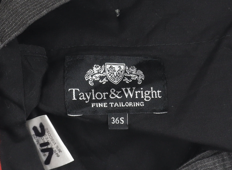 Womens UK Size 10 Taylor & Wright Regular Fit Dress Pants Grey Trousers