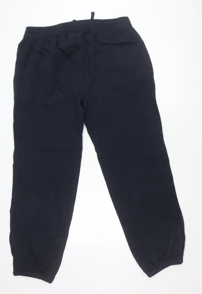 Nike Men’s Blue XL Sweatpants Tapered Cotton Blend Activewear