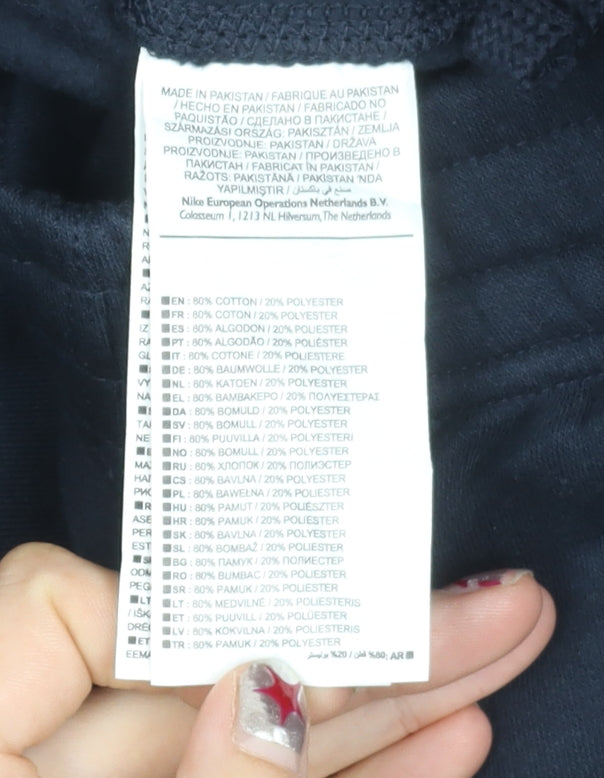 Nike Men’s Blue XL Sweatpants Tapered Cotton Blend Activewear