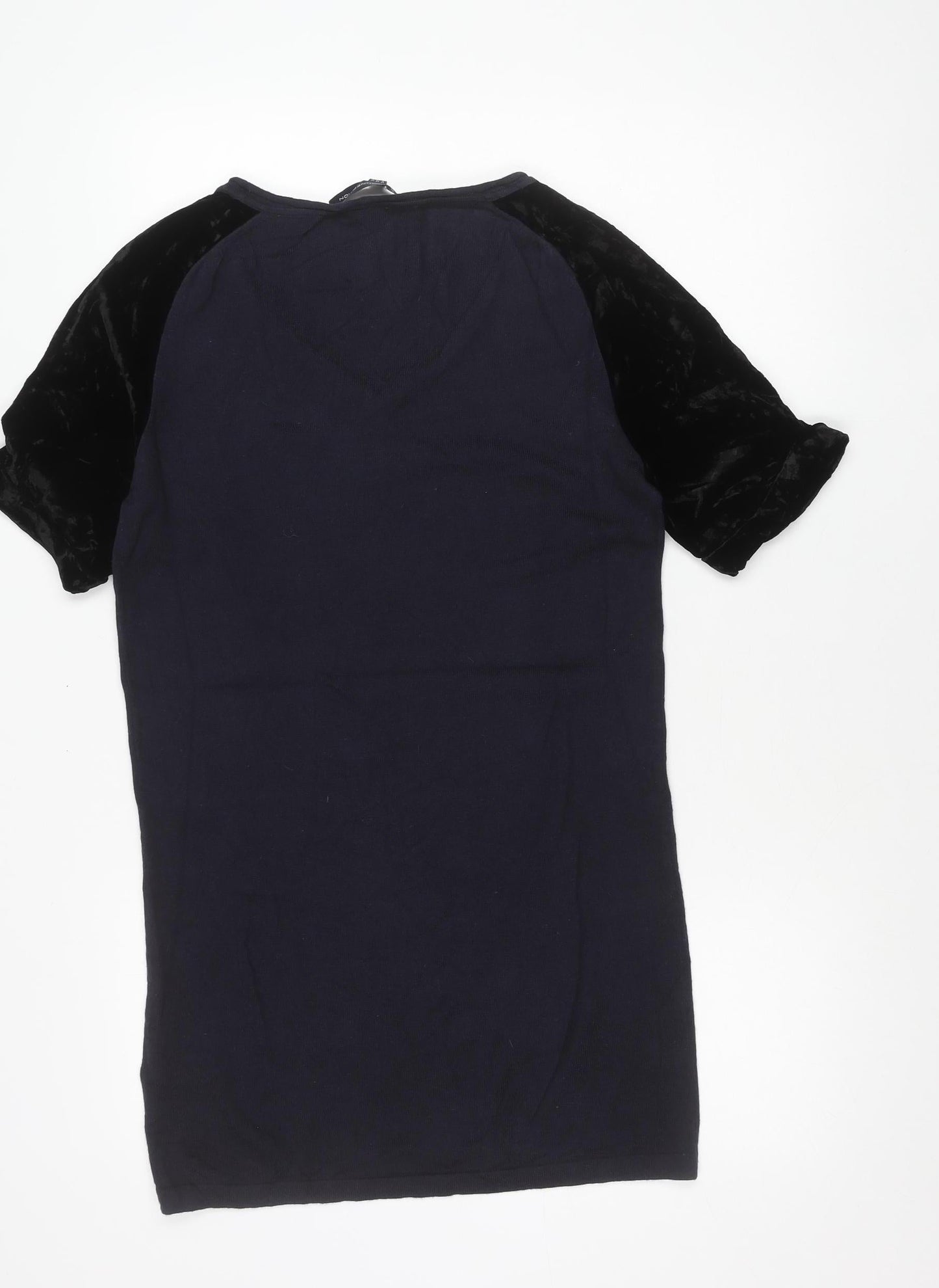 Womens UK Size 8 French Connection Black Basic T-Shirt