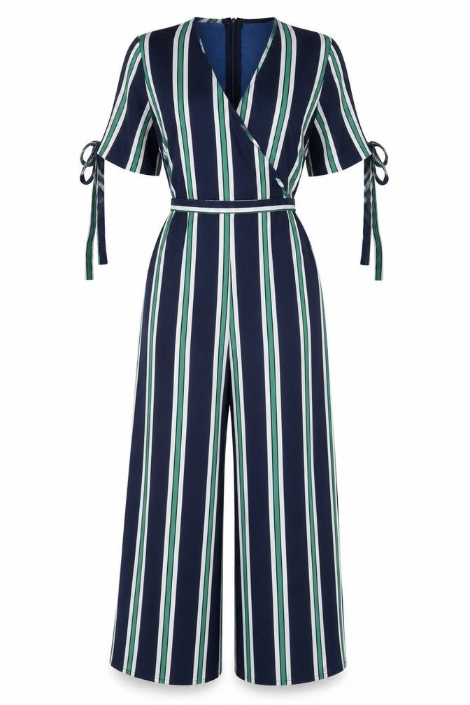 Womens UK Size 8 QED London One-Piece Multicoloured Jumpsuit