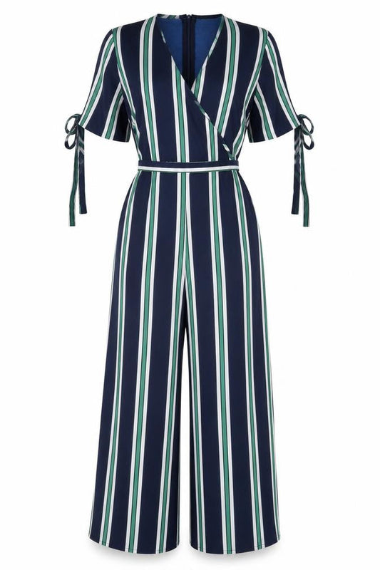 Womens UK Size 8 QED London One-Piece Multicoloured Jumpsuit