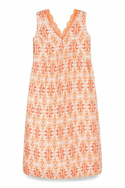 Marks and Spencer Per Una Women’s Orange Shift Dress Size 8 Boho Summer