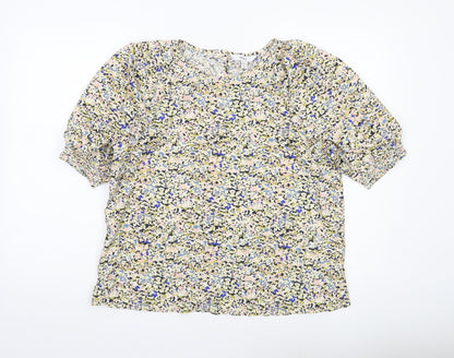 Womens UK Size 14 Marks and Spencer Multicoloured Tunic Blouse