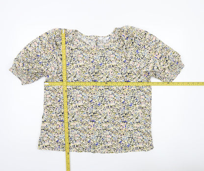 Womens UK Size 14 Marks and Spencer Multicoloured Tunic Blouse