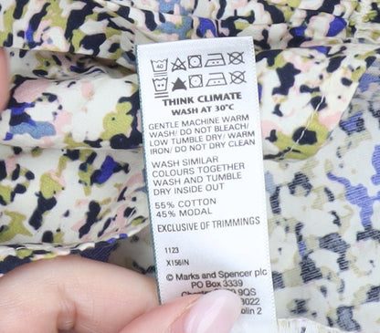 Womens UK Size 14 Marks and Spencer Multicoloured Tunic Blouse
