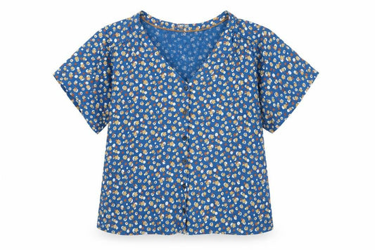 Womens UK Size 10 White Stuff Blue Tunic Blouse