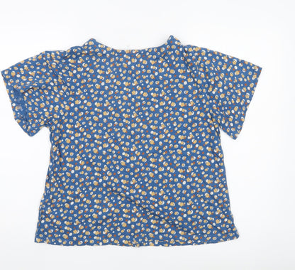 Womens UK Size 10 White Stuff Blue Tunic Blouse
