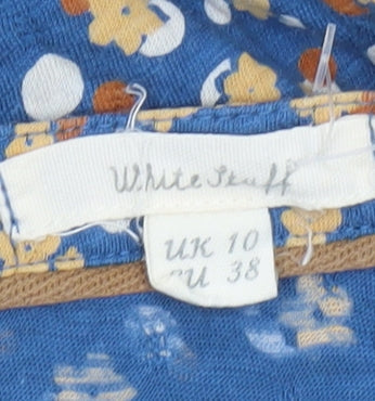 Womens UK Size 10 White Stuff Blue Tunic Blouse