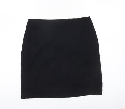 Marks and Spencer Womens Black Size 12 Pencil Skirt Workwear