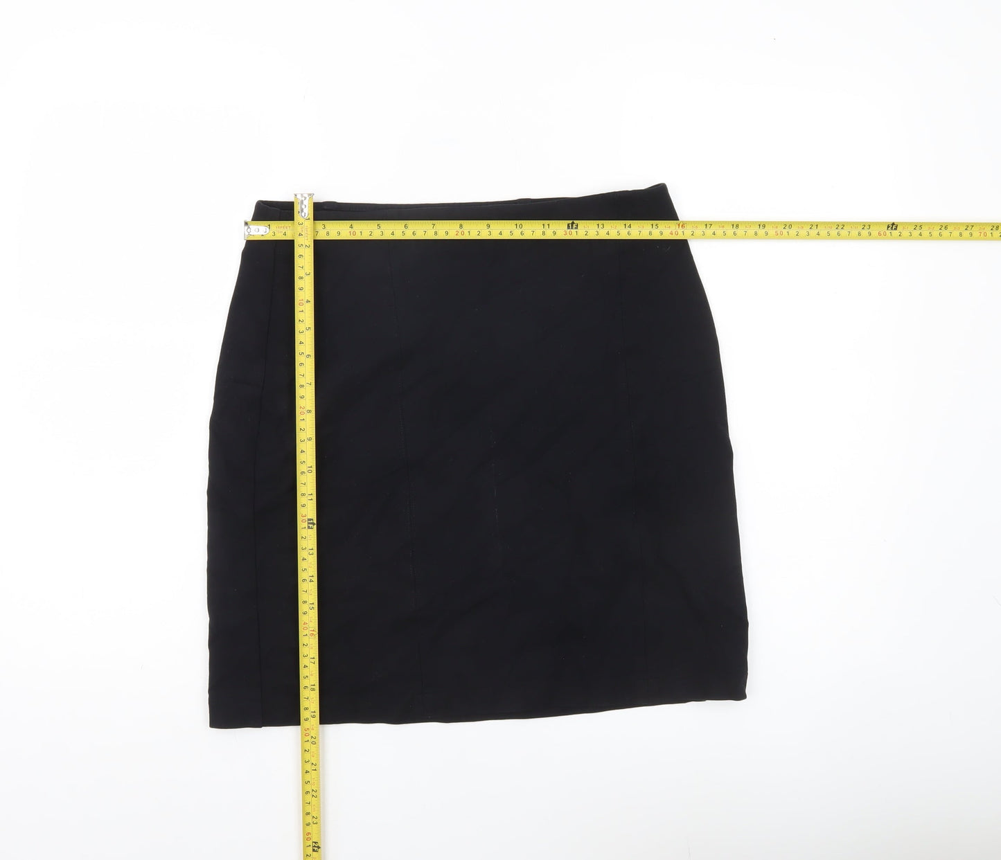 Marks and Spencer Womens Black Size 12 Pencil Skirt Workwear