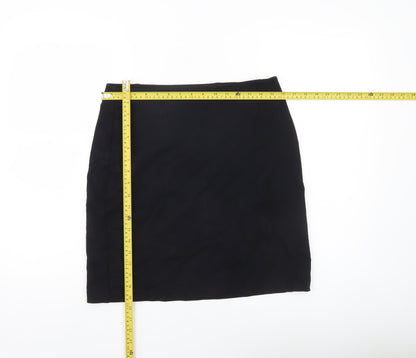 Marks and Spencer Womens Black Size 12 Pencil Skirt Workwear