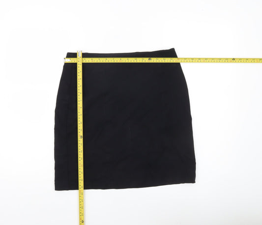 Marks and Spencer Womens Black Size 12 Pencil Skirt Workwear