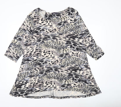 Womens UK Size 20 Marks and Spencer Multicoloured Tunic Blouse