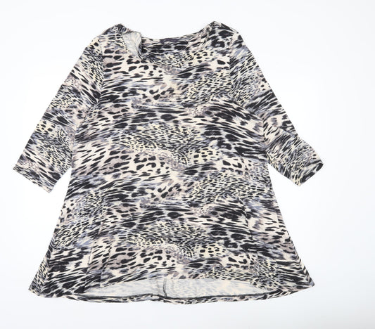 Womens UK Size 20 Marks and Spencer Multicoloured Tunic Blouse