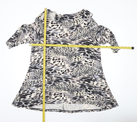Womens UK Size 20 Marks and Spencer Multicoloured Tunic Blouse