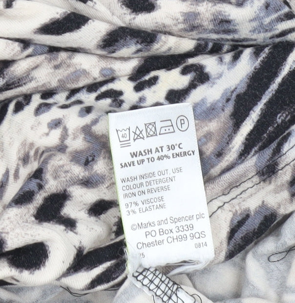 Womens UK Size 20 Marks and Spencer Multicoloured Tunic Blouse