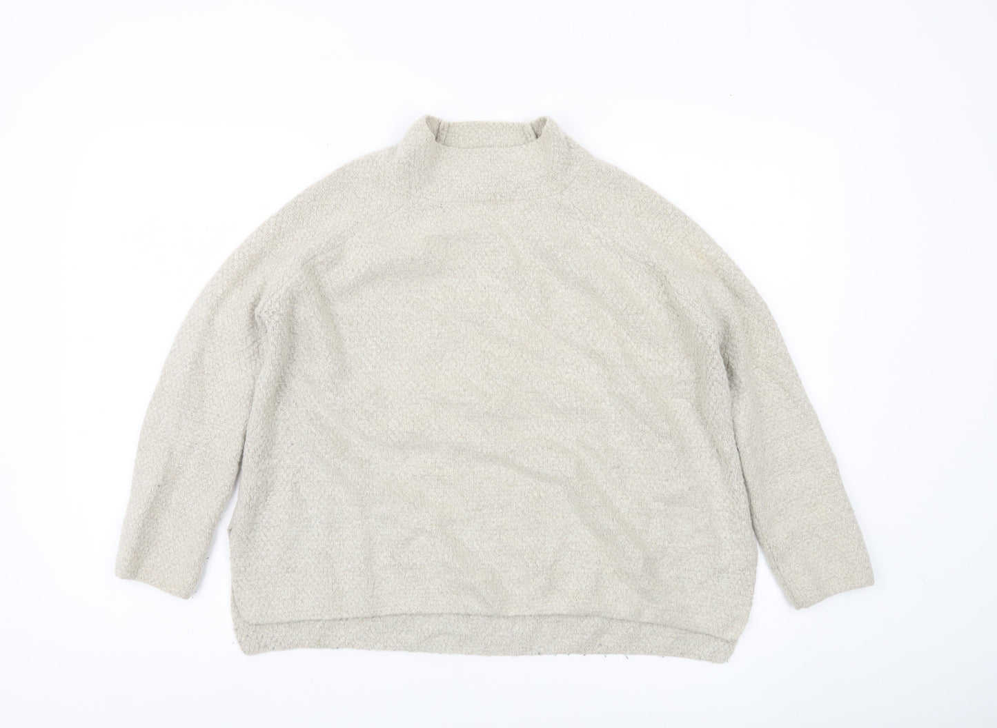 Womens UK Size 8 MNG Basics Beige Pullover Jumper