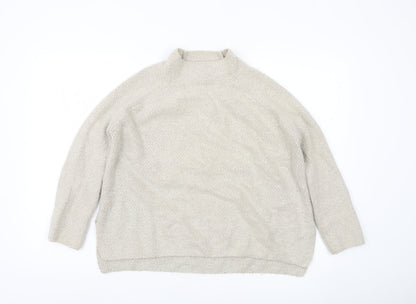 Womens UK Size 8 MNG Basics Beige Pullover Jumper
