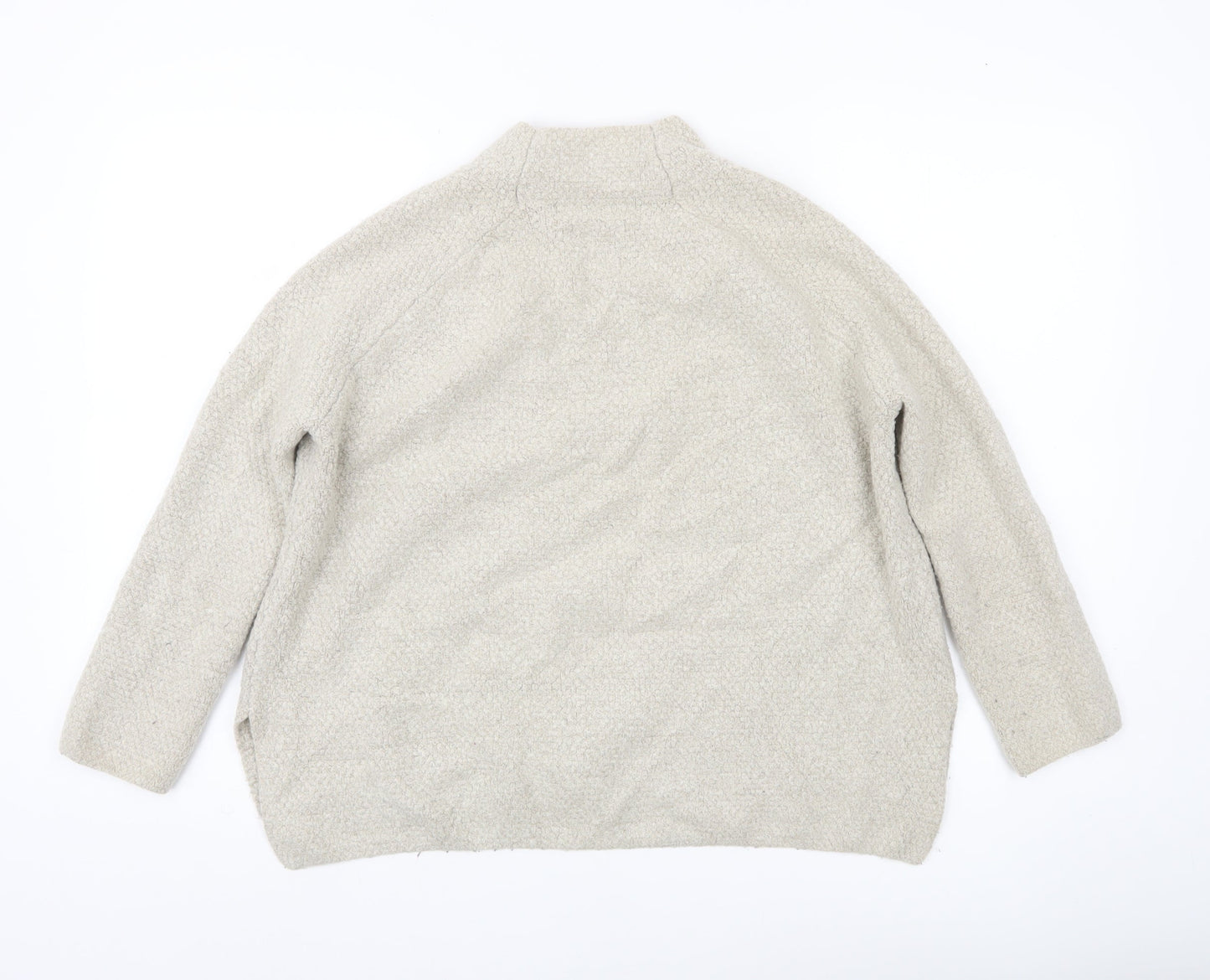 Womens UK Size 8 MNG Basics Beige Pullover Jumper