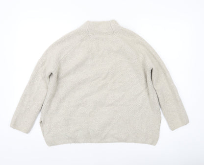 Womens UK Size 8 MNG Basics Beige Pullover Jumper
