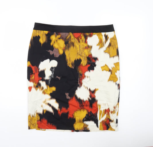 Marks and Spencer Women’s Multicoloured Floral Pencil Skirt Size 16