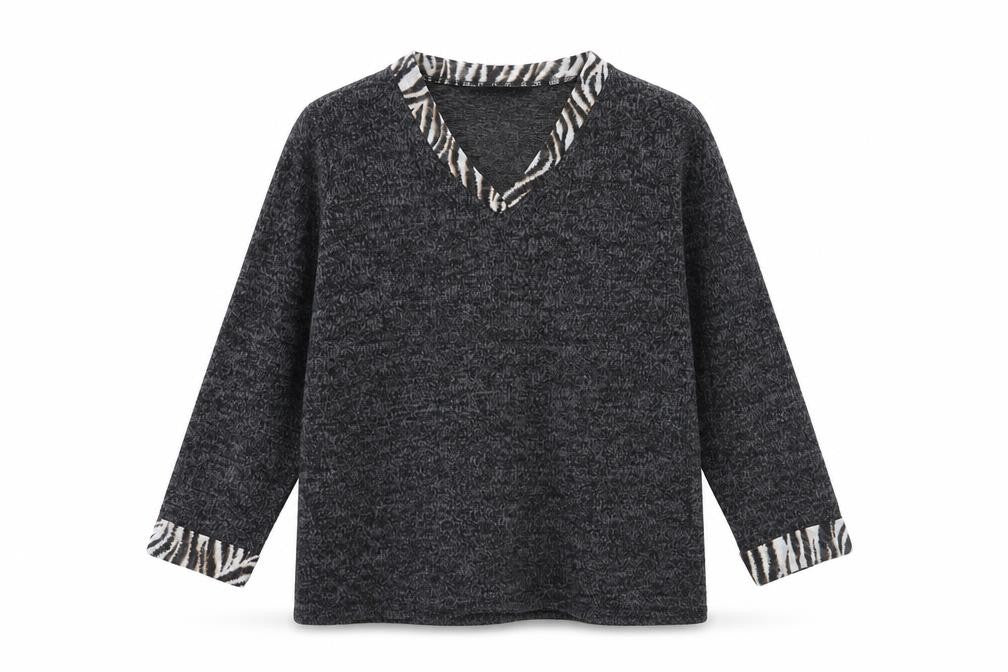 Womens UK Size 10 Bonmarché Grey Pullover Jumper