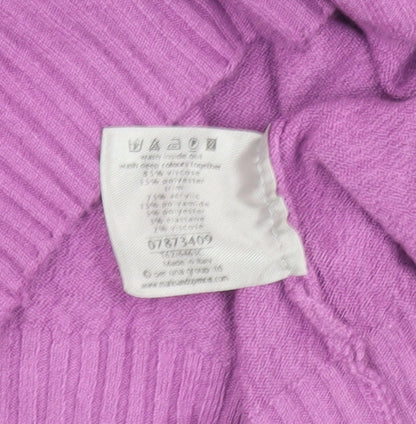 Womens UK Size 16 Marks and Spencer Purple Pullover Jumper