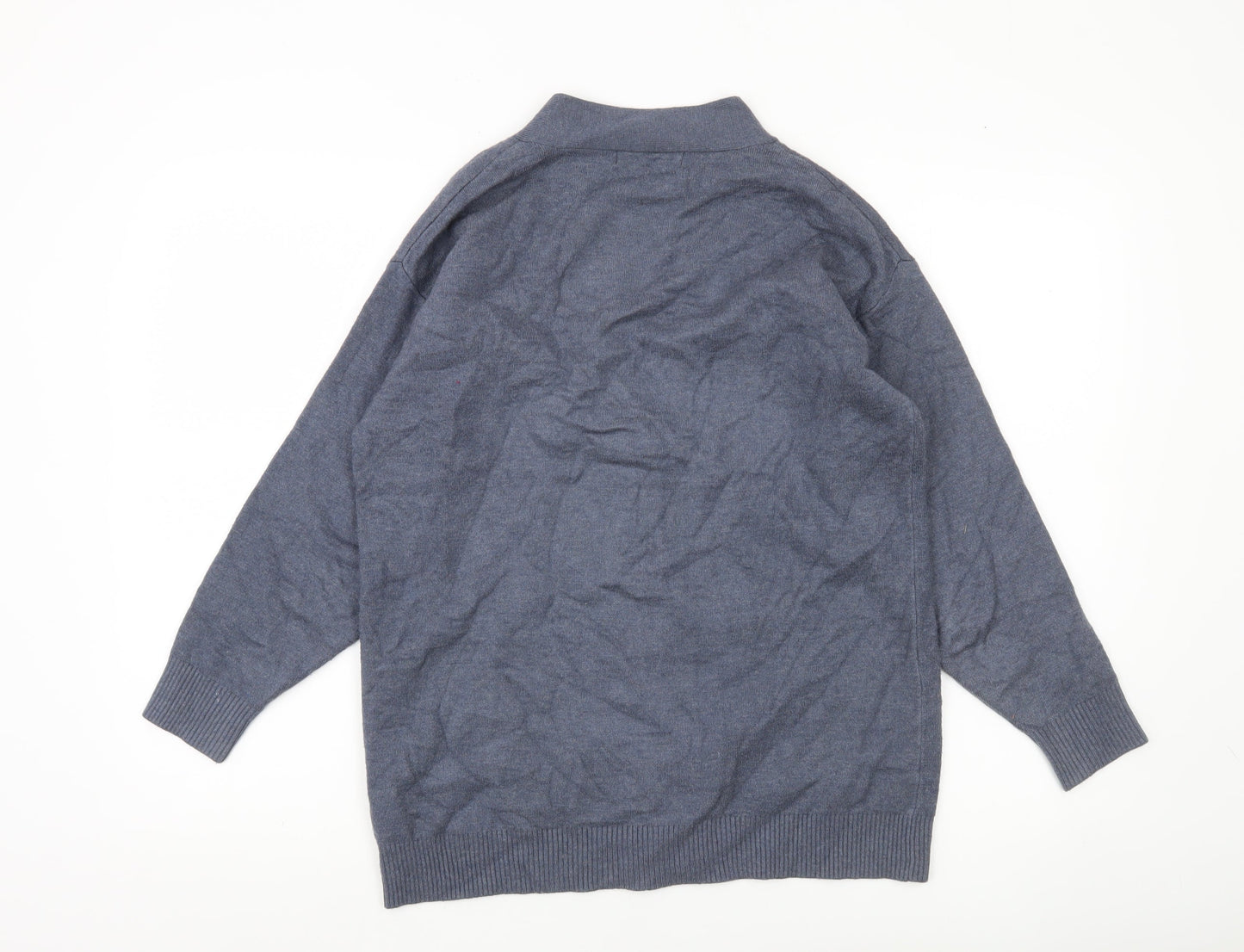 Womens UK Size S Marks and Spencer Blue Cardigan Jumper
