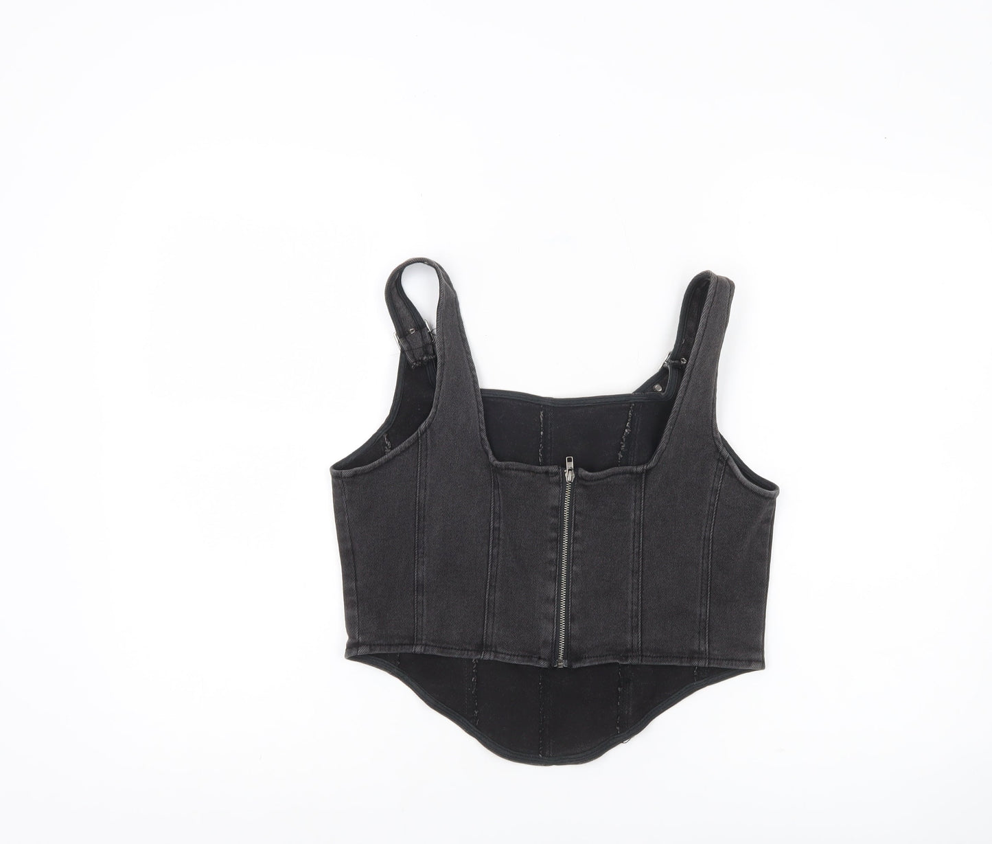 Womens UK Size M Wild Fable Black Cropped Tank