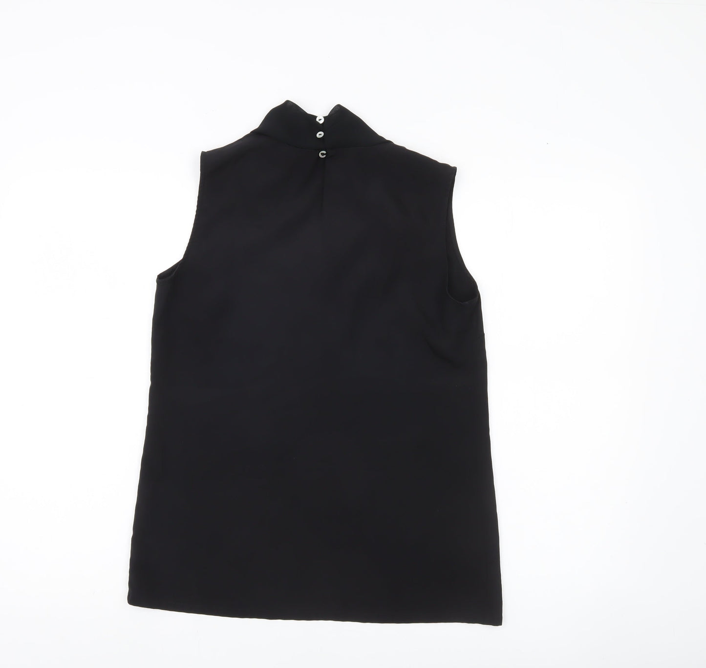 Womens UK Size 10 Paul Costelloe Black Basic Blouse