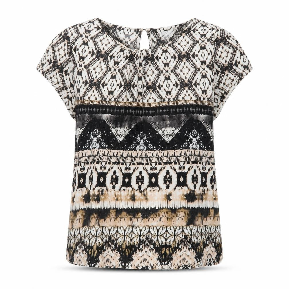 Womens UK Size 14 Wallis Multicoloured Tunic Blouse