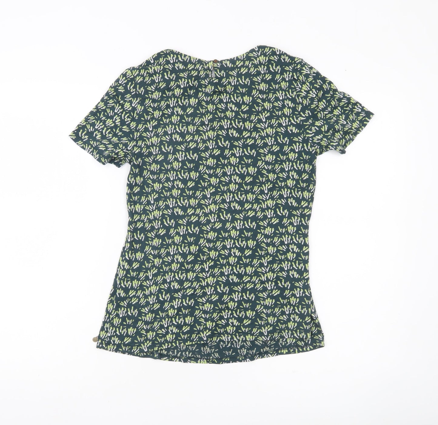 Womens UK Size 8 White Stuff Green Basic T-Shirt
