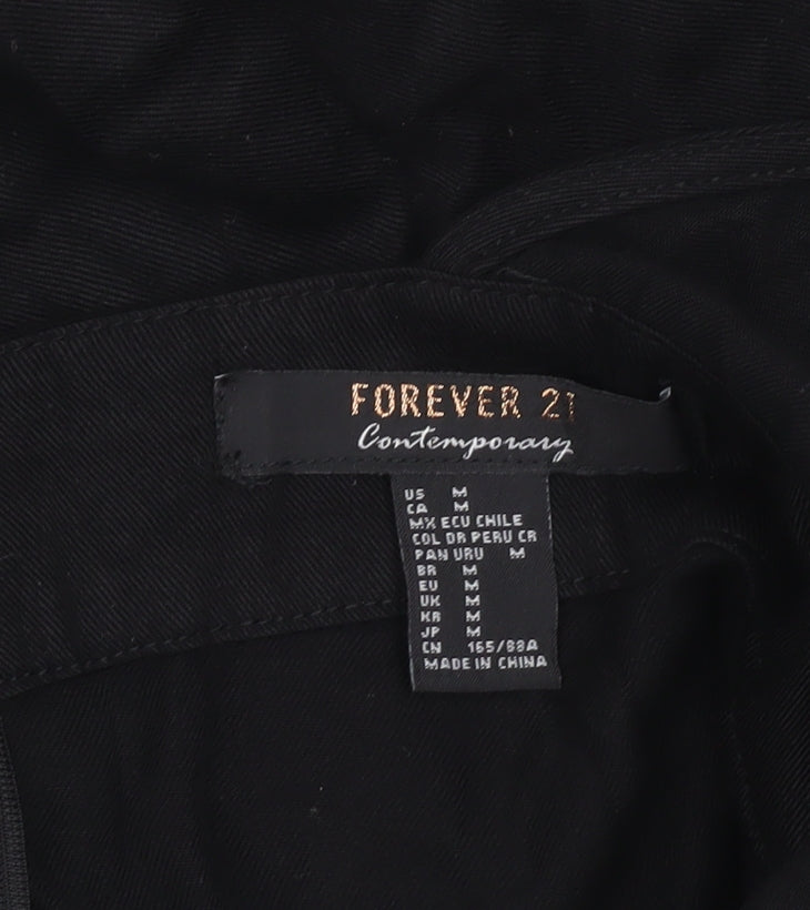 Forever 21 Women’s Black A-Line Halter Mini Dress Size M