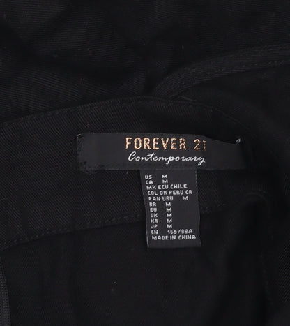 Forever 21 Women’s Black A-Line Halter Mini Dress Size M