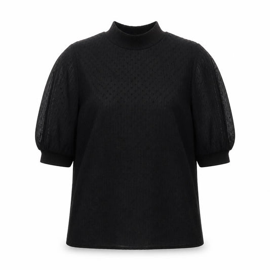 Womens UK Size M Zara Black Tunic Blouse
