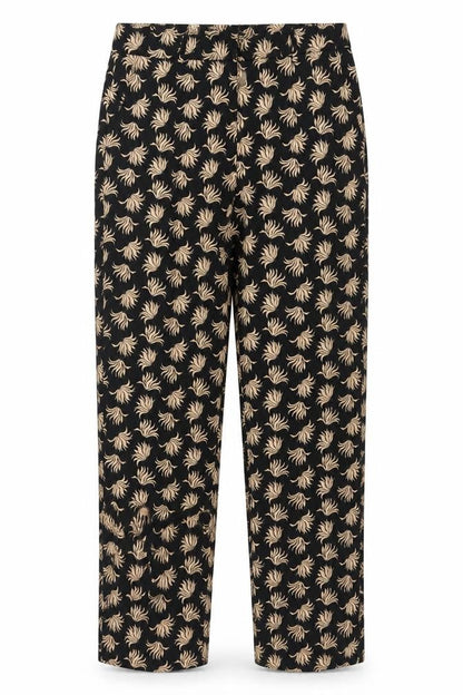 Womens UK Size 10 MNG Regular Fit BusinessCasualWorkwear Black Trousers