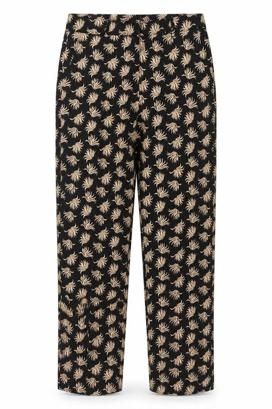 Womens UK Size 10 MNG Regular Fit BusinessCasualWorkwear Black Trousers