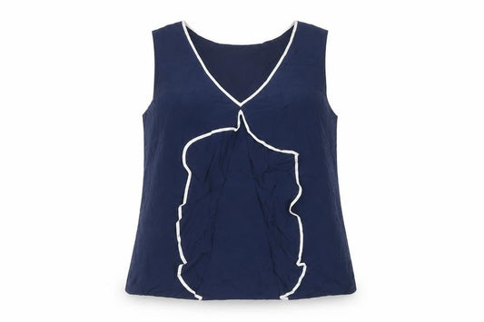 Womens UK Size 12 Crew Clothing Co. Blue Basic Blouse