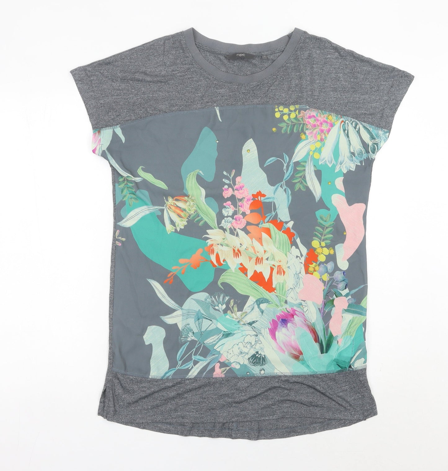 Womens UK Size 10 NEXT Multicoloured Basic T-Shirt