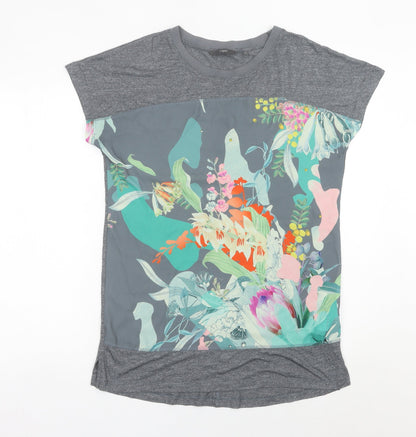 Womens UK Size 10 NEXT Multicoloured Basic T-Shirt