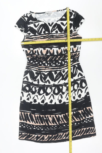 Marks and Spencer Women’s Black Beige Sheath Dress Size 10