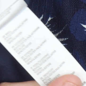 Mela London Women’s Blue Size 10 V-Neck Fit & Flare Dress