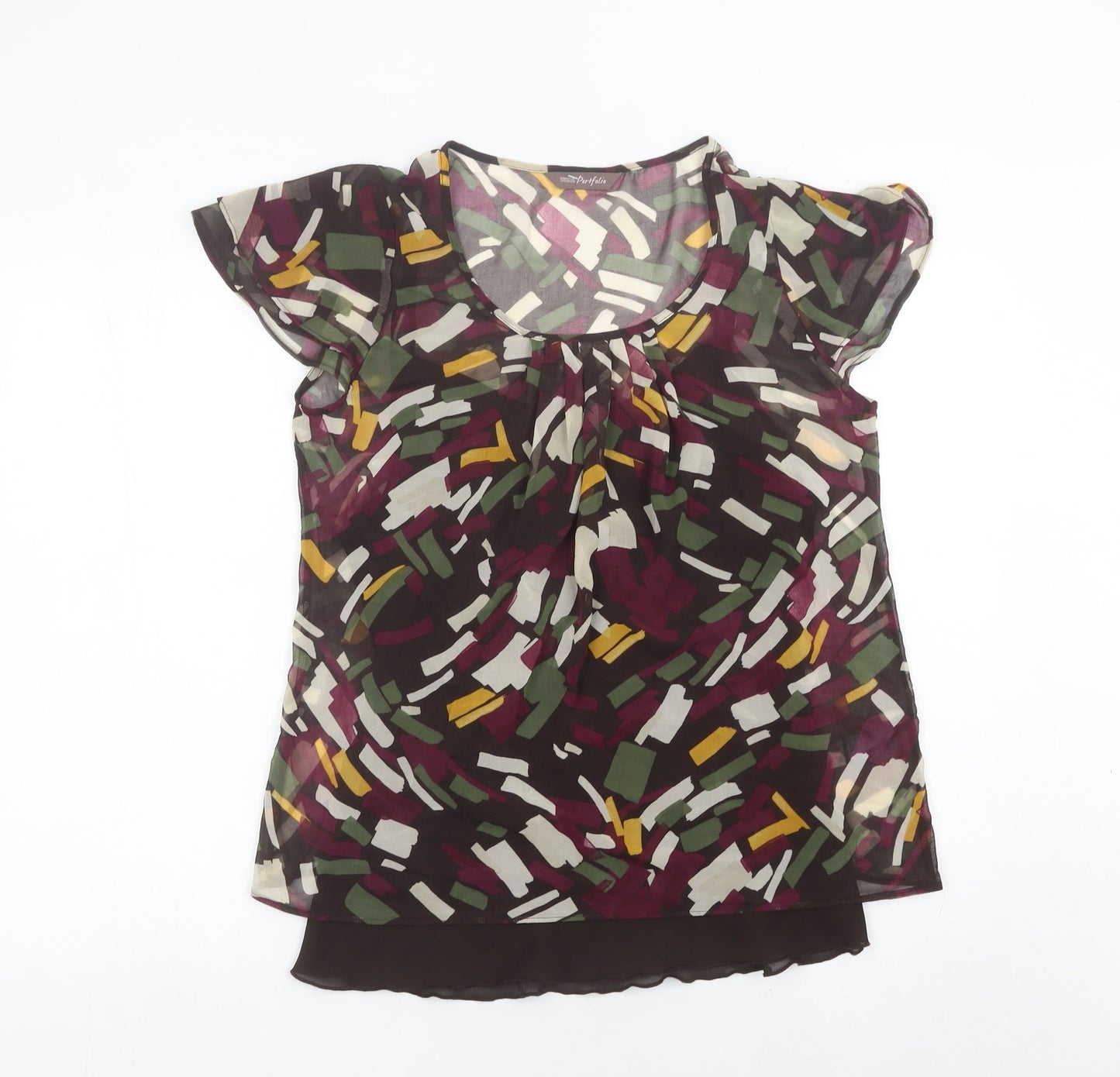 Womens UK Size 12 Marks and Spencer Multicoloured Tunic Blouse